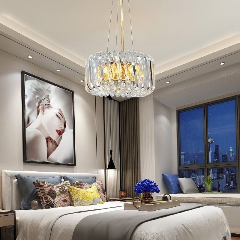 European Pendant Light Round Glass Decoration Hanging Lamp