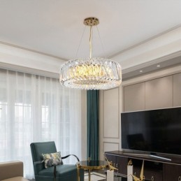 European Pendant Light Round Glass Decoration Hanging Lamp