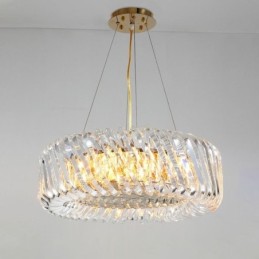European Pendant Light Round Glass Decoration Hanging Lamp