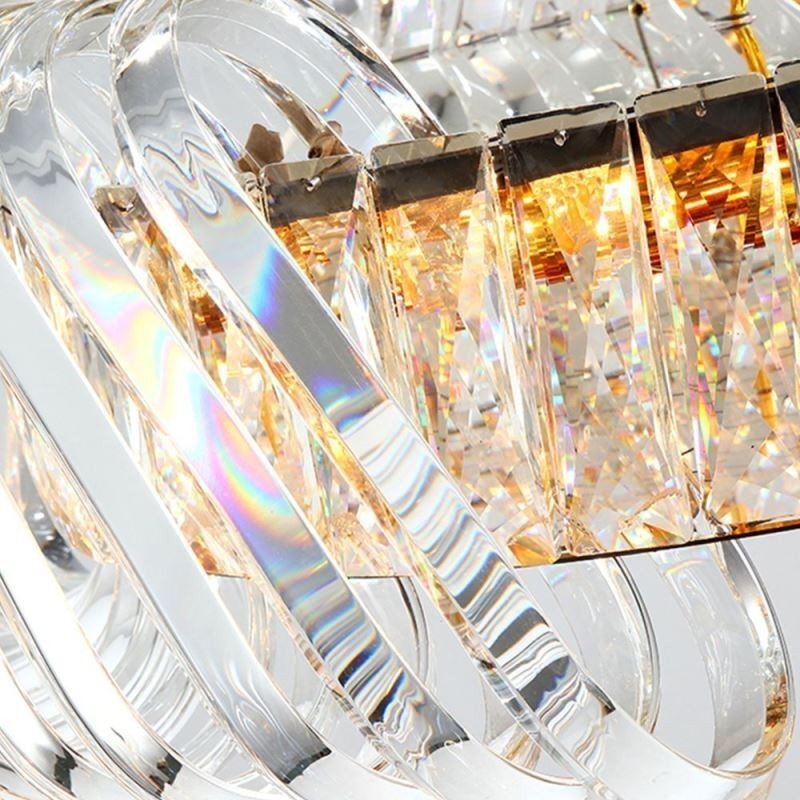 European Pendant Light Round Glass Decoration Hanging Lamp