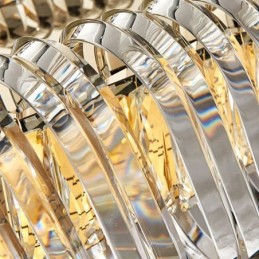 European Pendant Light Round Glass Decoration Hanging Lamp