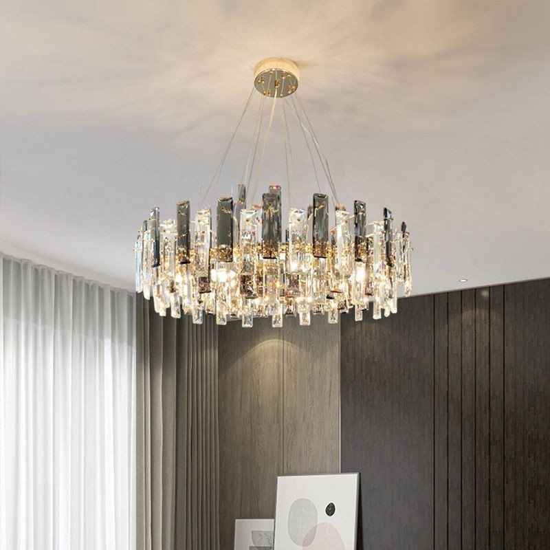 Luxury Glass Chandelier European Style Pendant Light