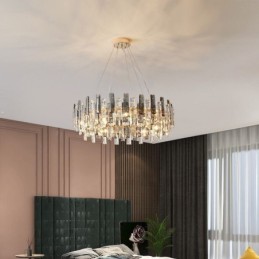 Luxury Glass Chandelier European Style Pendant Light