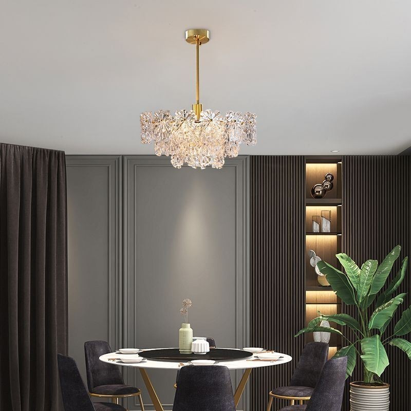 Luxury Pendant Light Home Décor Glass Chandelier Living