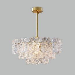 Luxury Pendant Light Home Décor Glass Chandelier Living