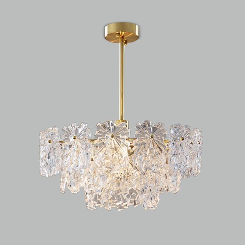 Luxury Pendant Light Home Décor Glass Chandelier Living