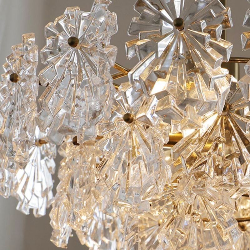 Luxury Pendant Light Home Décor Glass Chandelier Living