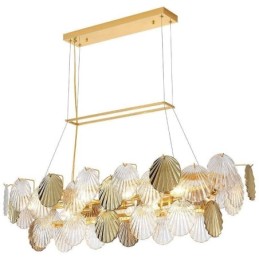 Luxury Glass Chandelier Fashion Lamp Shell Shape Glass Hanging Lamp