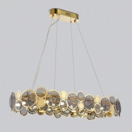 European Glass Chandelier Creative Luxury Pendant Light