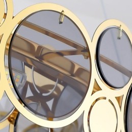 European Glass Chandelier Creative Luxury Pendant Light