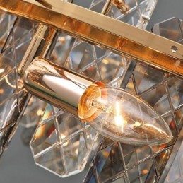 Modern Glass Pendant Lighting Luxury Hanging Lighting Fixture Dining