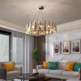 European Glass Pendant Light Luxury Hanging Lamp