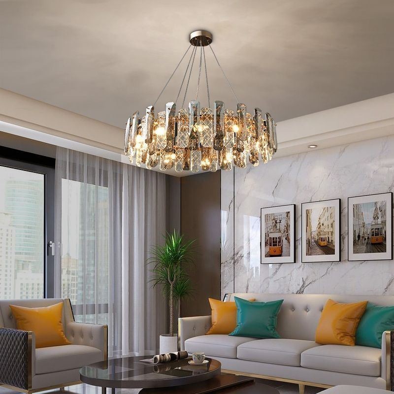 European Glass Pendant Light Luxury Hanging Lamp
