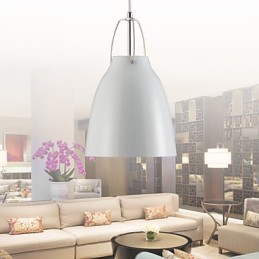 Contemporary and contracted droplight 1 light Metal Pendant Light