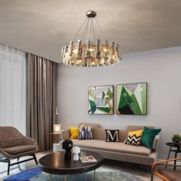 European Glass Pendant Light Luxury Hanging Lamp