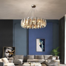 European Glass Pendant Light Luxury Hanging Lamp