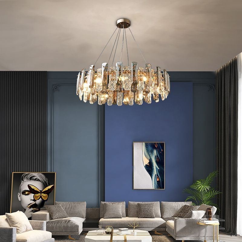 European Glass Pendant Light Luxury Hanging Lamp