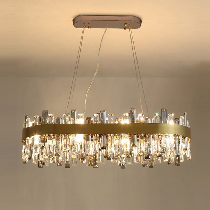 Light Luxury Chandelier Post Modern Glass Pendant Light