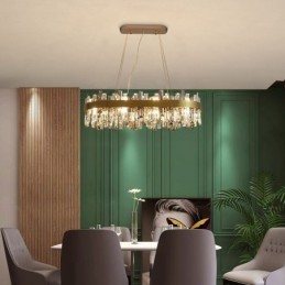 Light Luxury Chandelier Post Modern Glass Pendant Light