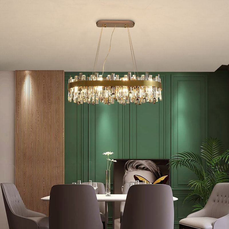 Light Luxury Chandelier Post Modern Glass Pendant Light