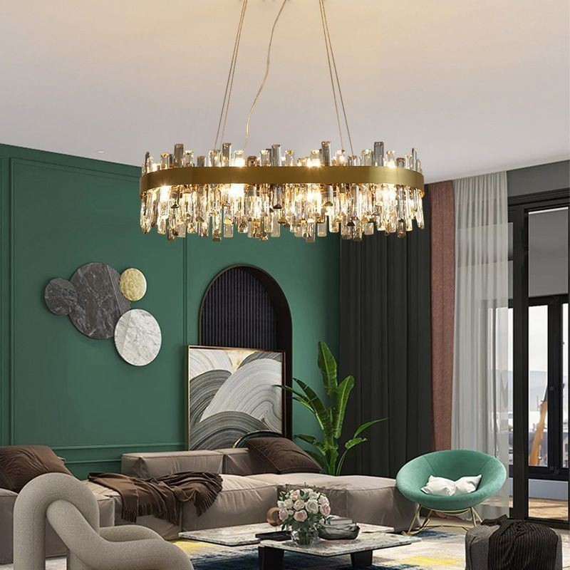 Light Luxury Chandelier Post Modern Glass Pendant Light