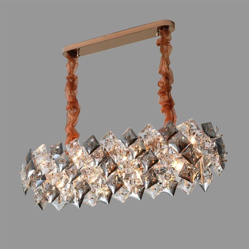 European Glass Chandelier Creative Light Luxury Pendant Lighting