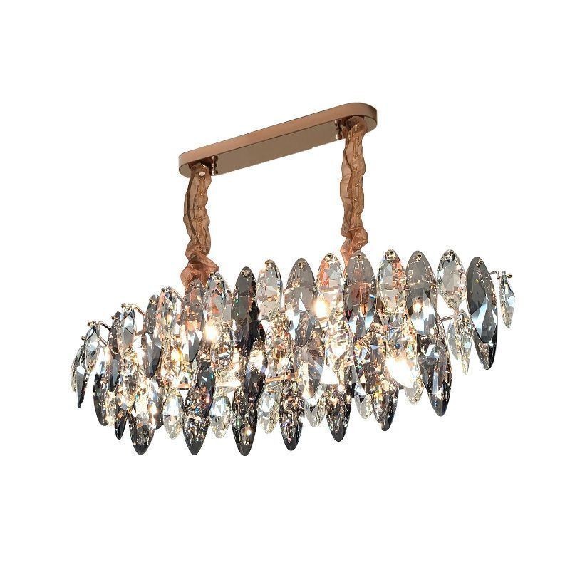 Light Luxury Pendant Light Home Décor Glass Chandelier Living