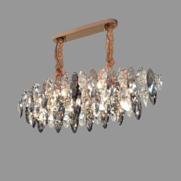 Light Luxury Pendant Light Home Décor Glass Chandelier Living