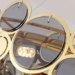 European Glass Chandelier Creative Light Luxury Pendant Light