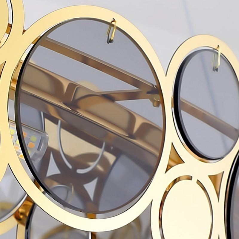 European Glass Chandelier Creative Light Luxury Pendant Light