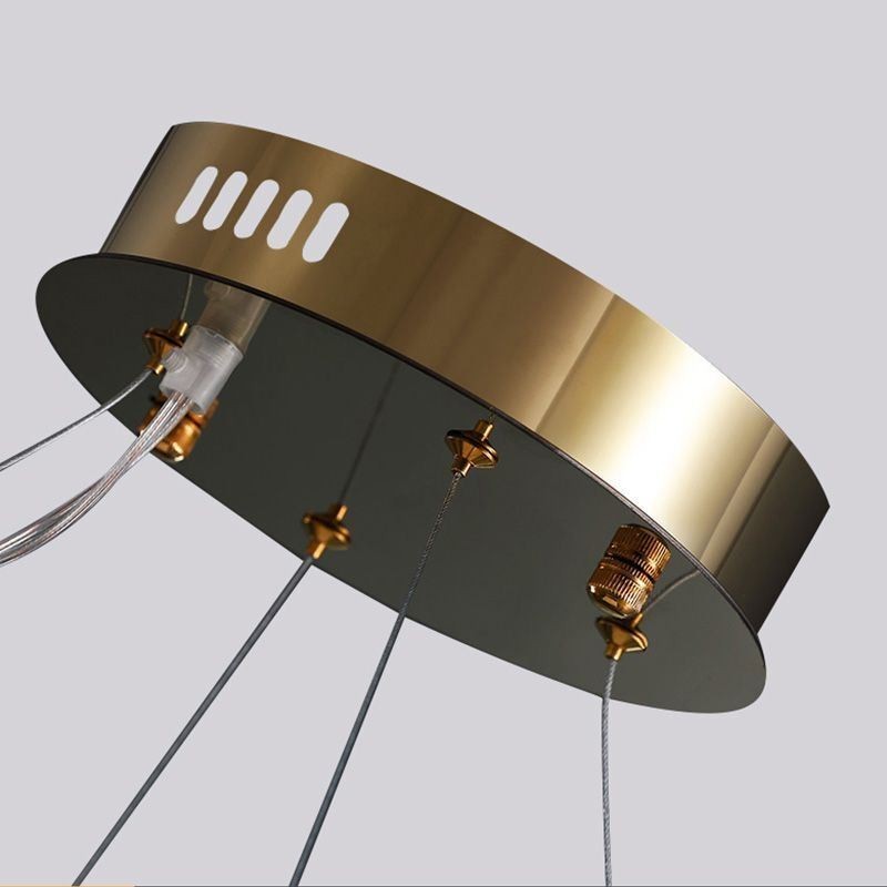 European Glass Chandelier Creative Light Luxury Pendant Light