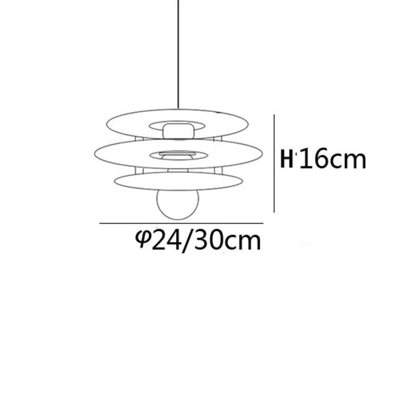 Nordic Pendant Light Post Modern Decoration Acrylic Hanging Light