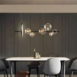 Modern Glass Bubble Pendant Light G9 Bulbs Chandelier