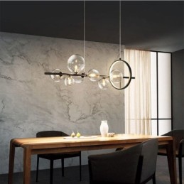 Modern Glass Bubble Pendant Light G9 Bulbs Chandelier
