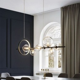 Modern Glass Bubble Pendant Light G9 Bulbs Chandelier