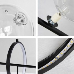 Modern Glass Bubble Pendant Light G9 Bulbs Chandelier