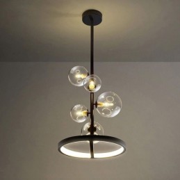 Modern Hanging Lights Fixture Chandelier Glass Bubble Pendant Light