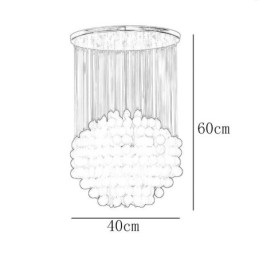 Modern Shell Pendant Light Contemporary Hanging Ceiling Lighting Dining