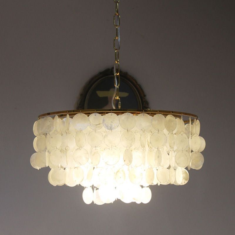 European Seashell Pendant Light