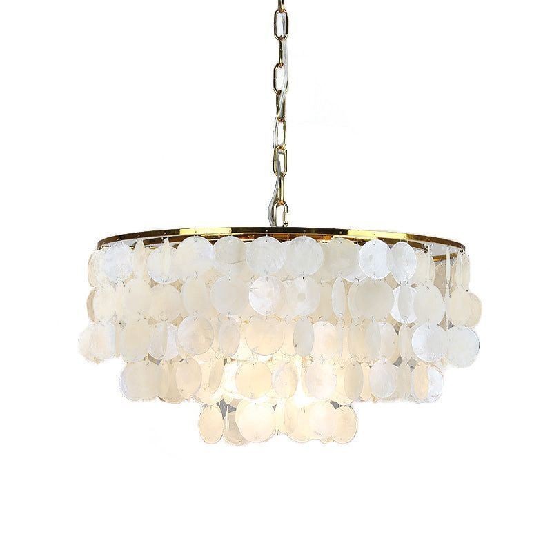 European Seashell Pendant Light