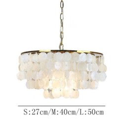 European Seashell Pendant Light