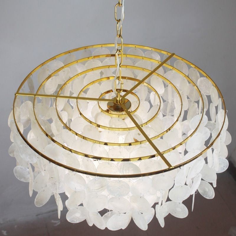 European Seashell Pendant Light