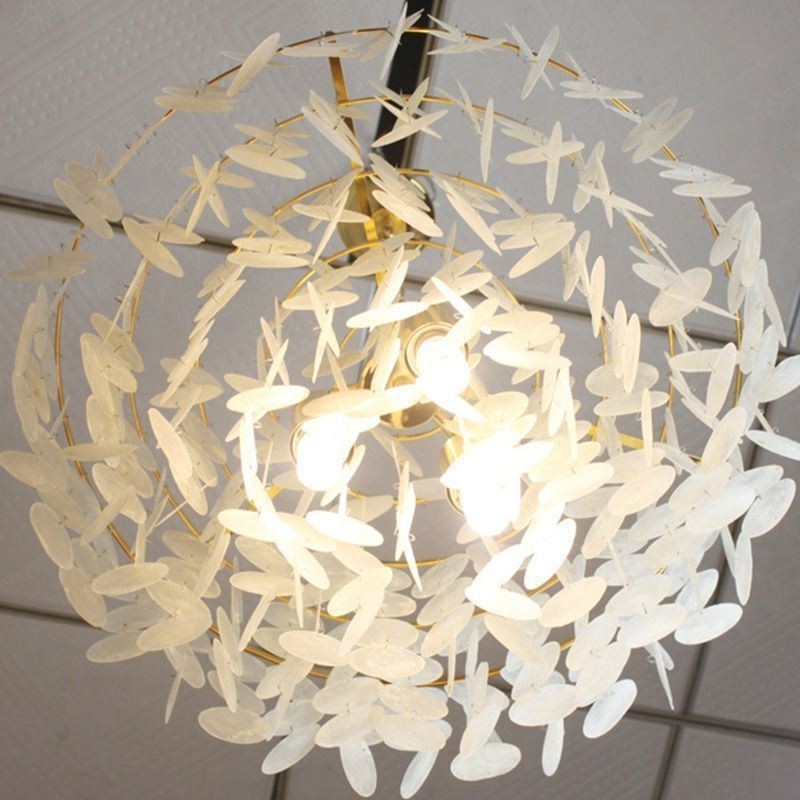 European Seashell Pendant Light