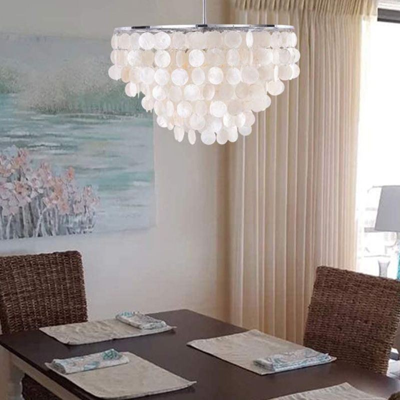 European Seashell Pendant Light Contemporary Hanging Light