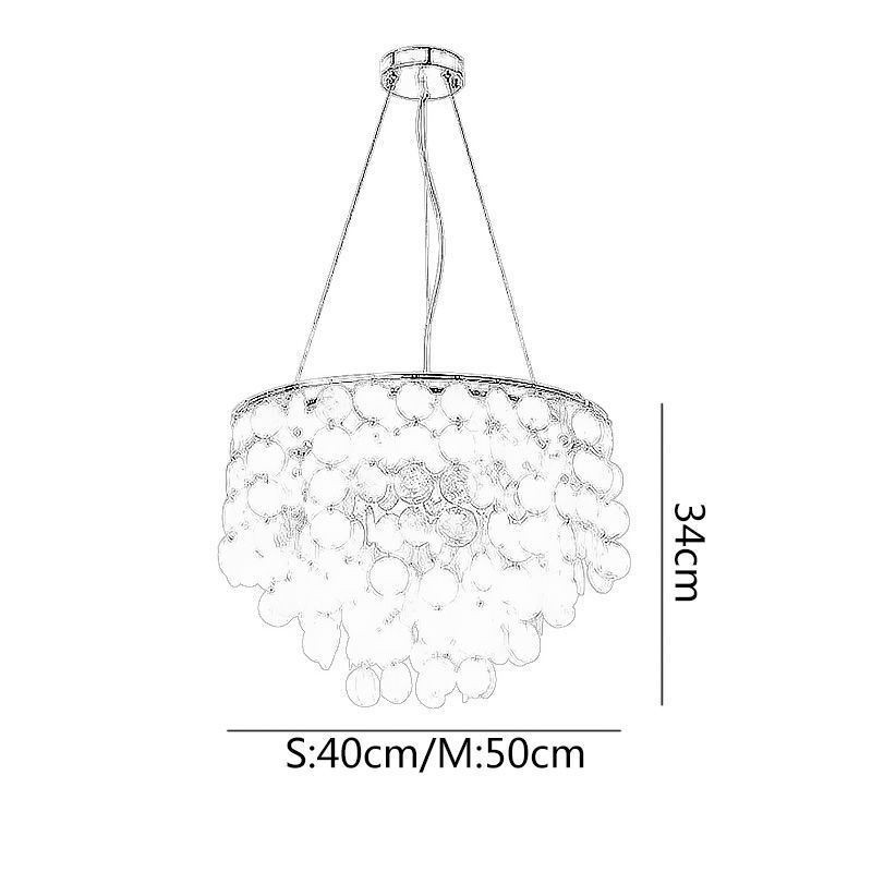 Modern White Shell Ceiling Light Fixture Pendant Light Chandelier
