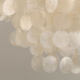 Modern White Shell Ceiling Light Fixture Pendant Light Chandelier