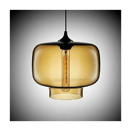 Bottle Design Pendant 1 Light Concise Iron Painting