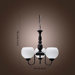 Traditional Classic Candle Style Bronze Chandelier