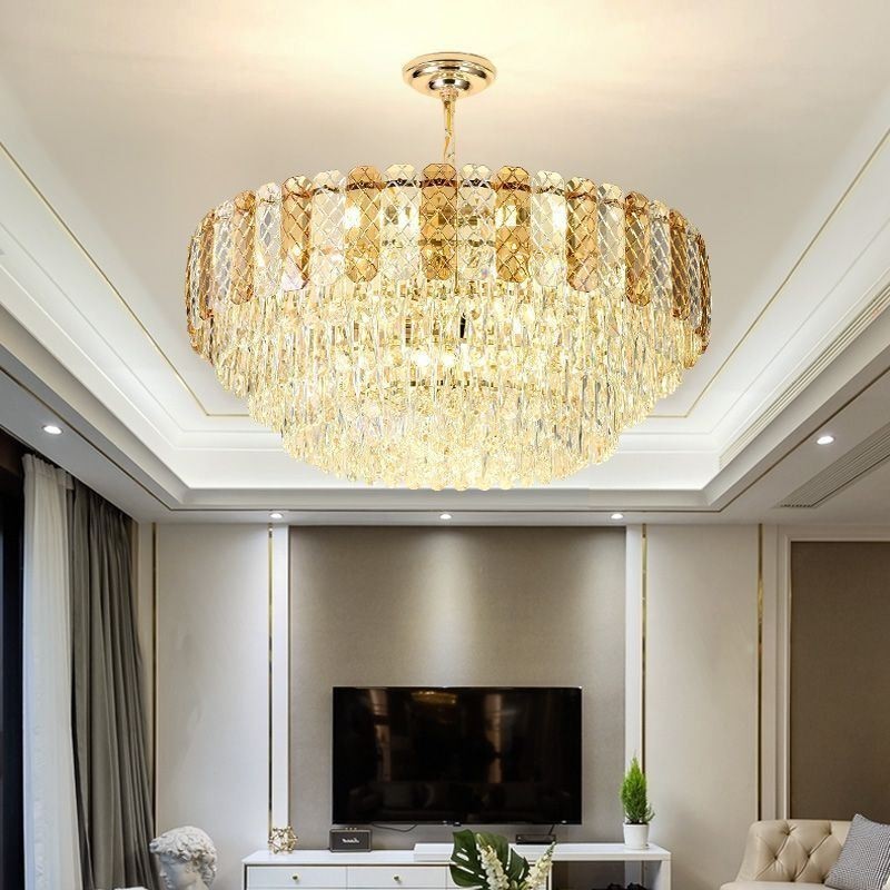 Luxury European Pendant Light Crystal Ceiling Light