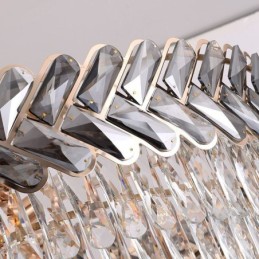 Crystal Pendant Light Gold Ceiling Light Fixture